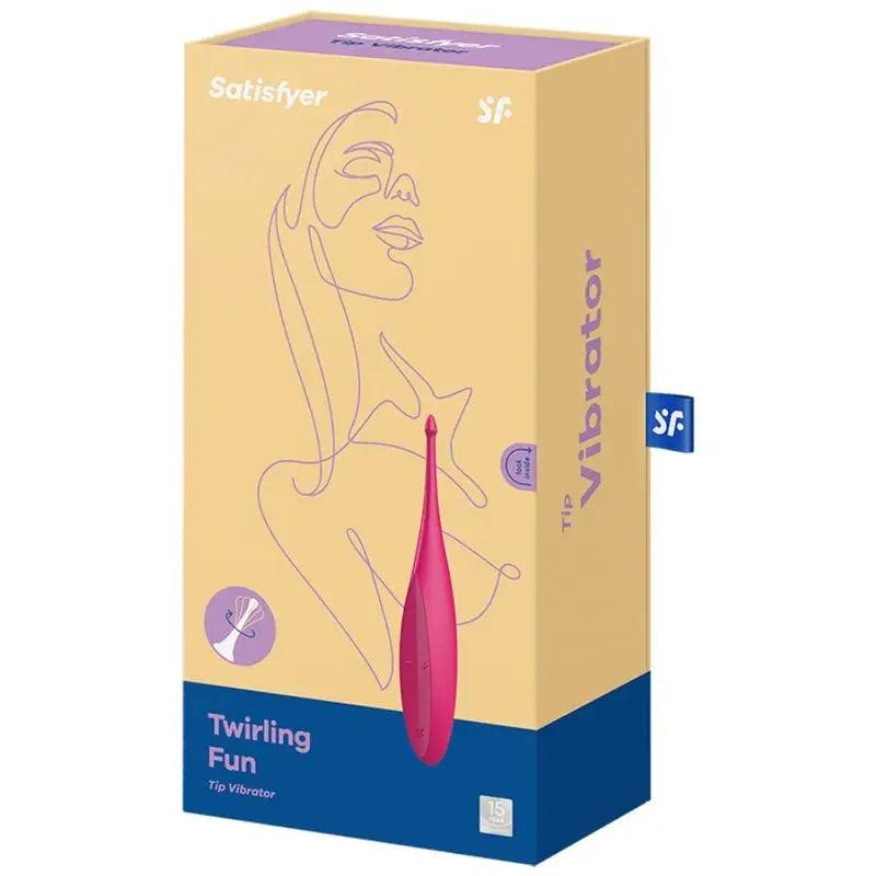 SATISFYER - TWIRLING FUN ESTIMULADOR CLITORIS ROSA - Optelum