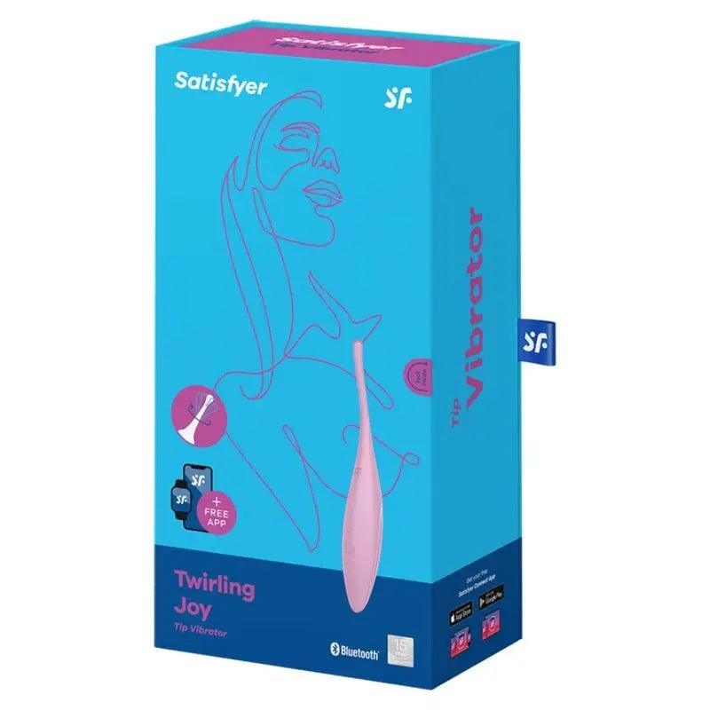 SATISFYER - TWIRLING JOY ESTIMULADOR CLITORIS ROSA - Optelum