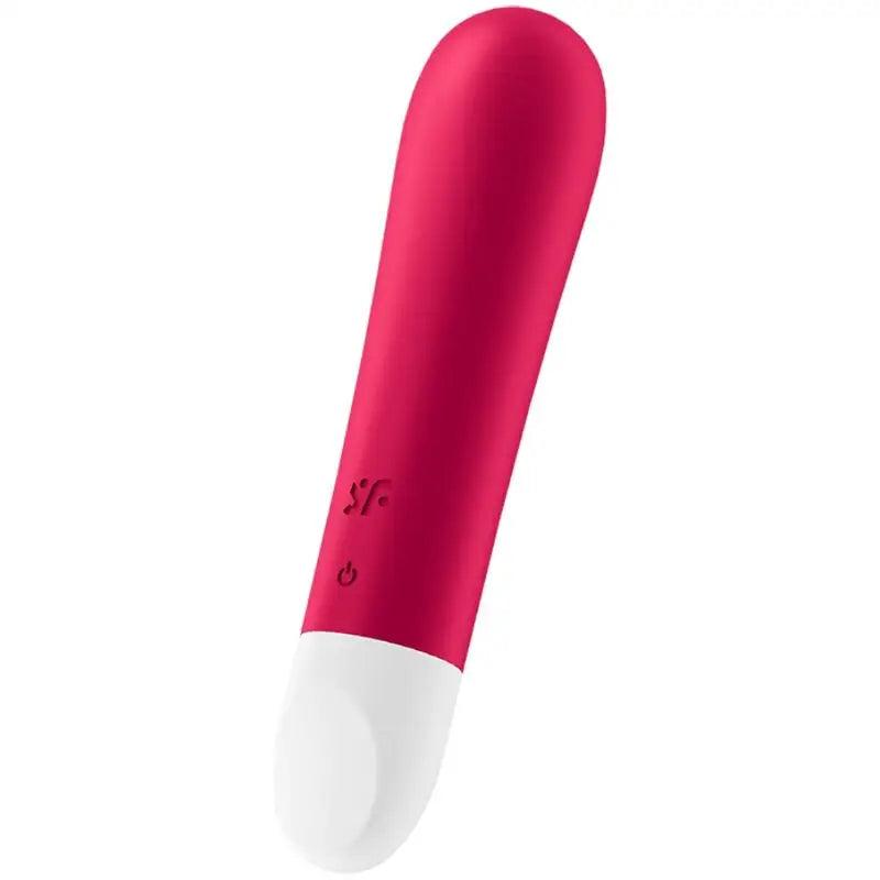 SATISFYER - ULTRA POWER BULLET 1 BALA VIBRADORA ROJA - Optelum