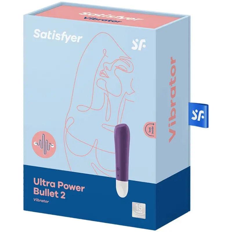 SATISFYER - ULTRA POWER BULLET 2 BALA VIBRADORA MORADA - Optelum