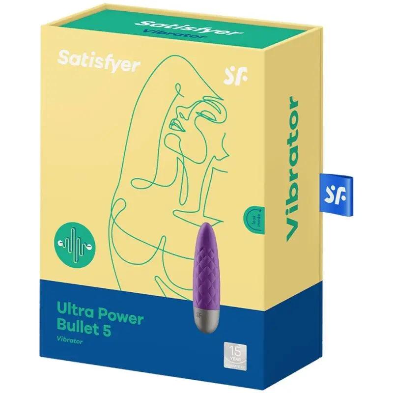 SATISFYER - ULTRA POWER BULLET 5 BALA VIBRADORA VIOLETA - Optelum