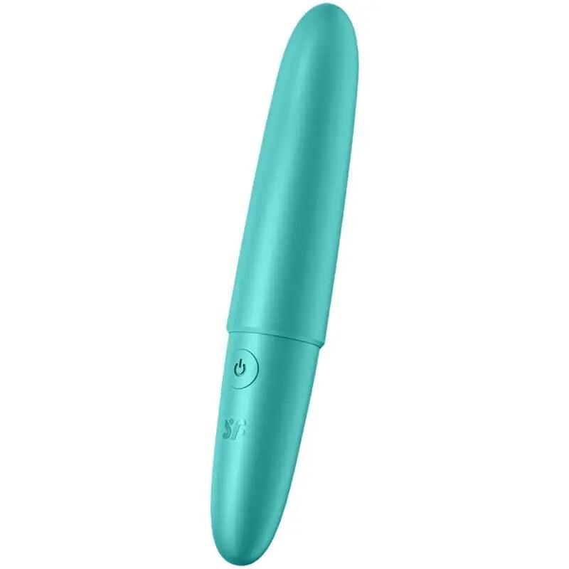 SATISFYER - ULTRA POWER BULLET 6 BALA VIBRADORA TURQUESA - Optelum