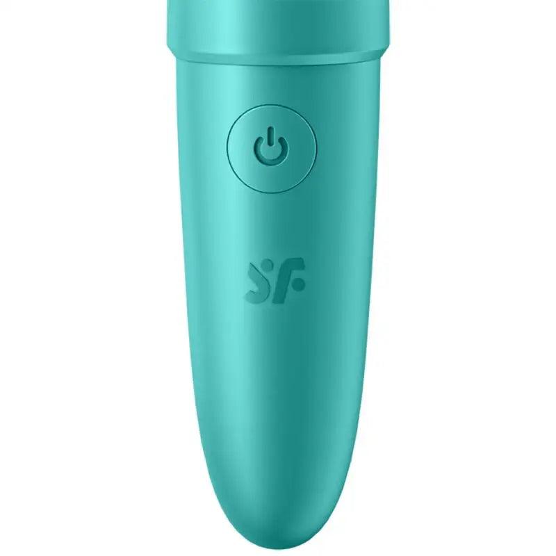 SATISFYER - ULTRA POWER BULLET 6 BALA VIBRADORA TURQUESA - Optelum