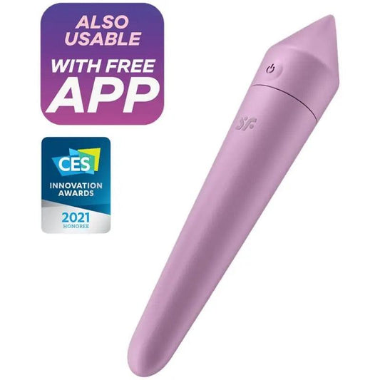 SATISFYER - ULTRA POWER BULLET 8 BALA VIBRADORA LILA - Optelum