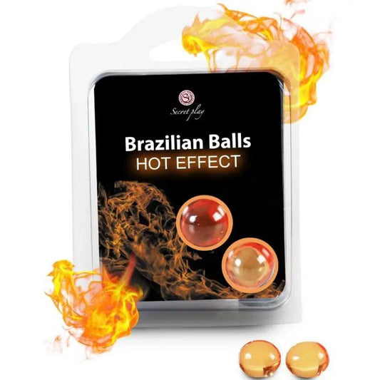 SECRETPLAY - BRAZILIAN BALLS EFECTO CALOR 2 UNIDADES - Optelum