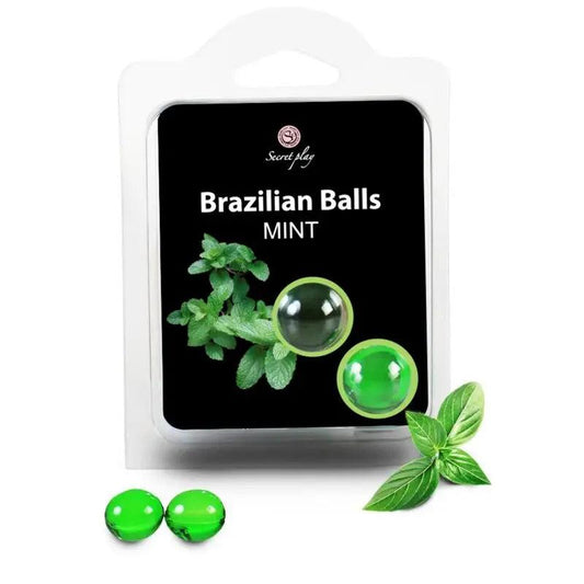 SECRETPLAY - BRAZILIAN BALLS MENTA SET 2 BOLAS - Optelum