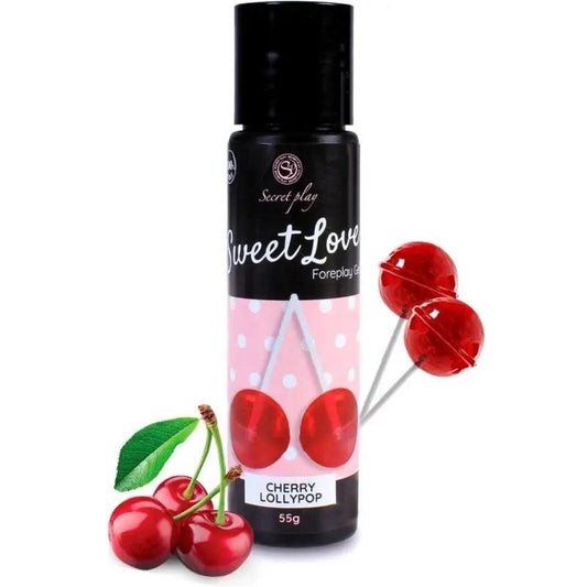 SECRETPLAY - CEREZA LOLLIPOP GEL SWEET LOVE 60 ML - Optelum
