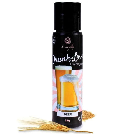 SECRETPLAY - LUBRICANTE DRUN IN LOVE CERVEZA 60 ML - Optelum
