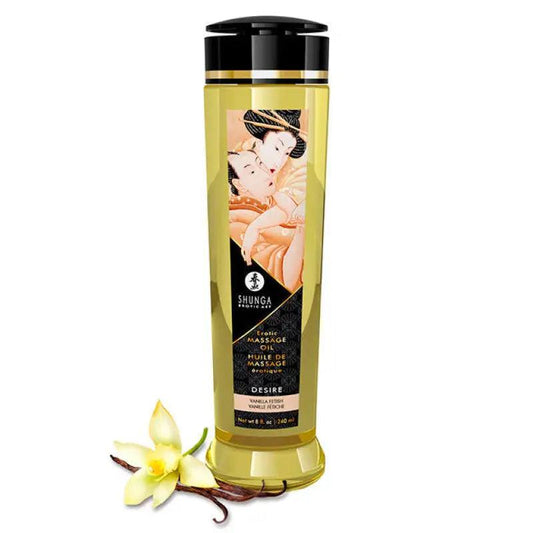 SHUNGA - ACEITE DE MASAJE EROTICO DESEO 240 ML - Optelum