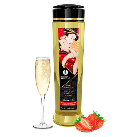 SHUNGA - ACEITE DE MASAJE EROTICO ROMANCE 240 ML - Optelum