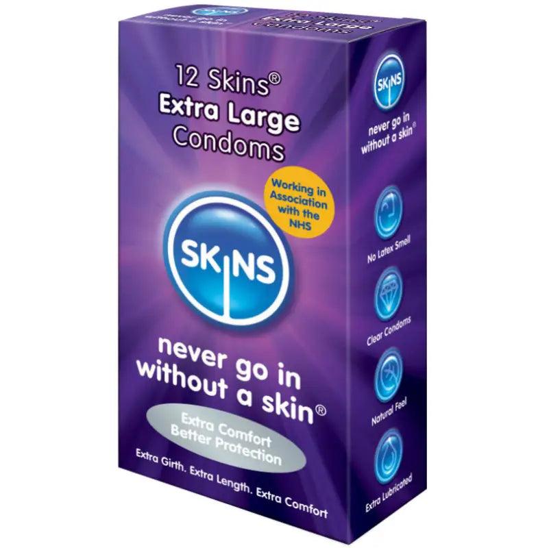 SKINS - PRESERVATIVO XXL 12 UDS - Optelum