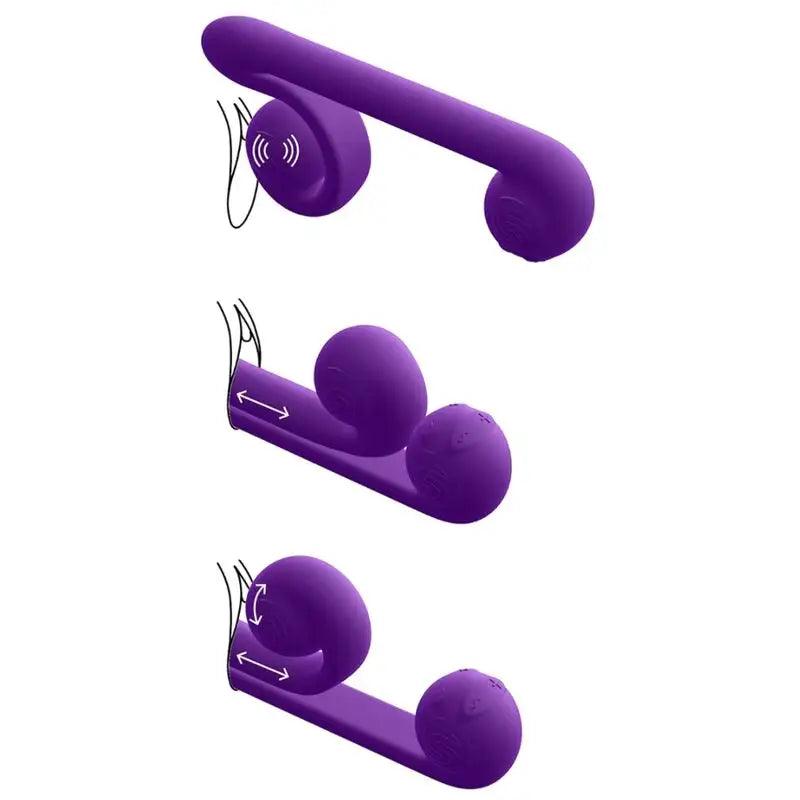 SNAIL VIBE - VIBRADOR MULTIACCION LILA - Optelum