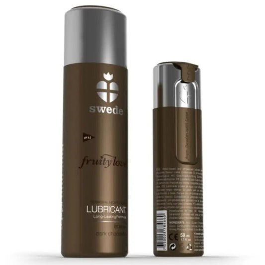 SWEDE - FRUITY LOVE LUBRICANTE CHOCOLATE NEGRO 50 ML - Optelum