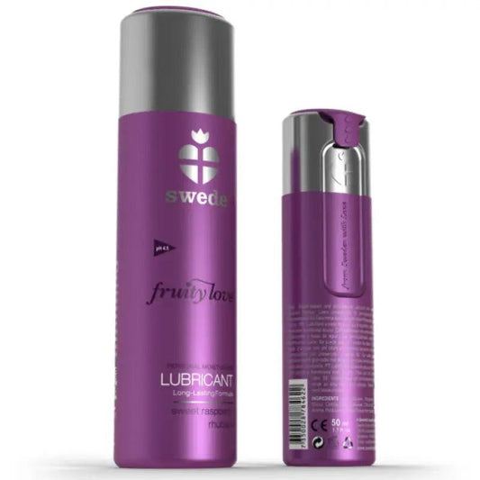 SWEDE - FRUITY LOVE LUBRICANTE FRAMBUESAS Y ACELGA ROJA 100 ML - Optelum