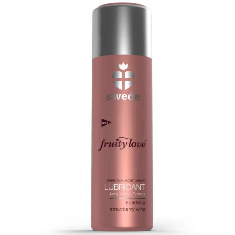 SWEDE - FRUITY LOVE LUBRICANTE FRESAS CON CHAMPAGNE 100 ML - Optelum