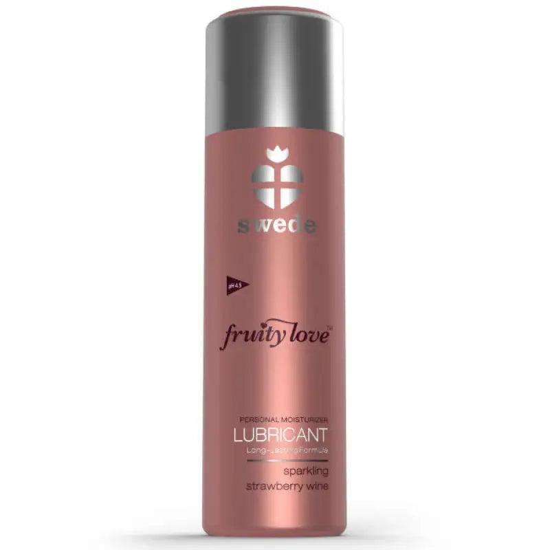 SWEDE - FRUITY LOVE LUBRICANTE FRESAS CON CHAMPAGNE 50 ML - Optelum
