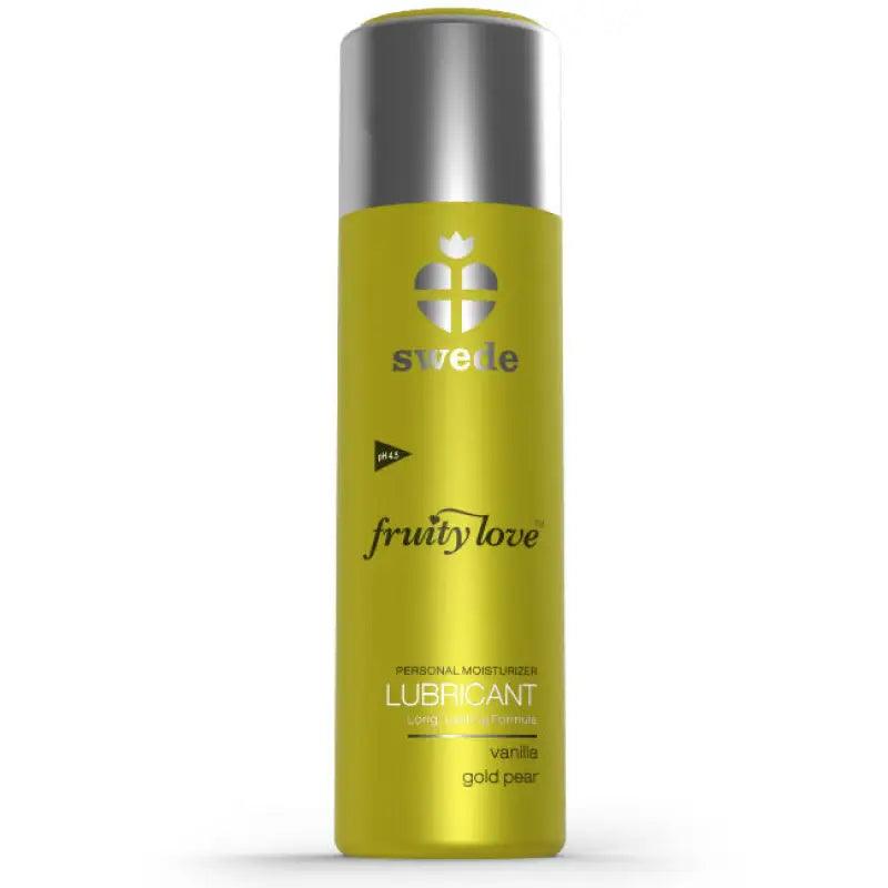 SWEDE - FRUITY LOVE LUBRICANTE MANZANA GOLDEN Y VAINILLA 100 ML - Optelum