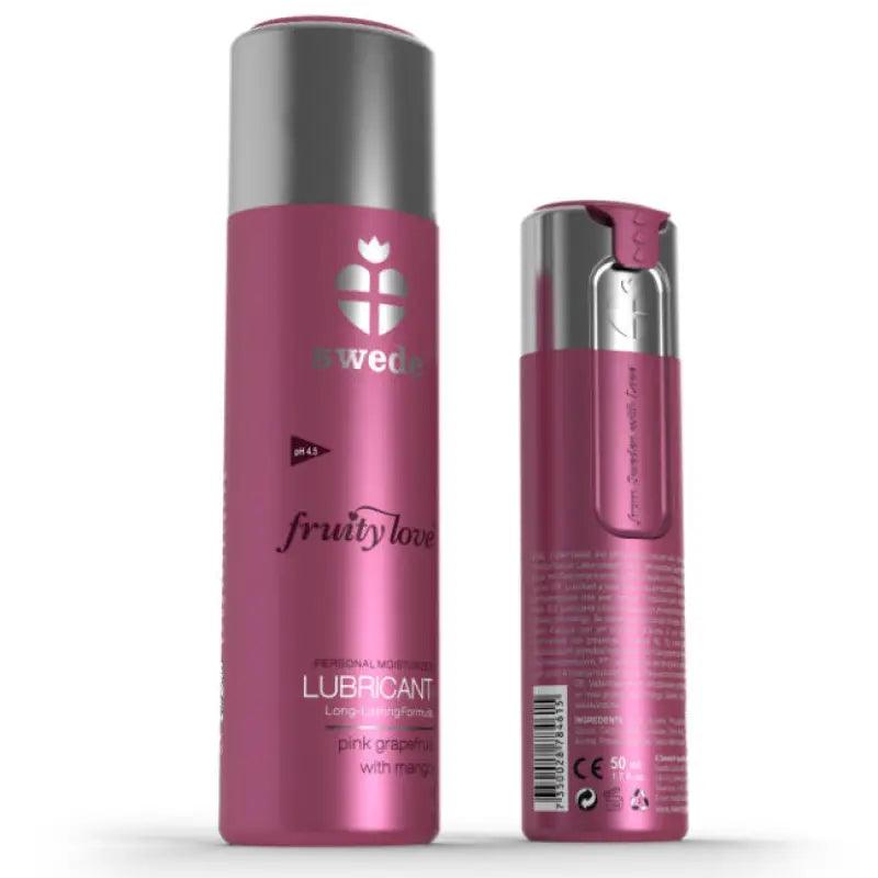 SWEDE - FRUITY LOVE LUBRICANTE POMELO ROSA CON MANGO 100 ML - Optelum