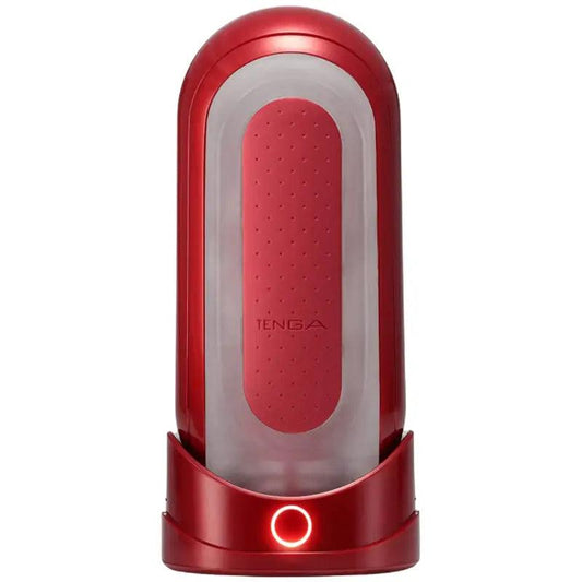 TENGA - FLIP 0 ZERO ROJO CON CALENTADOR - Optelum
