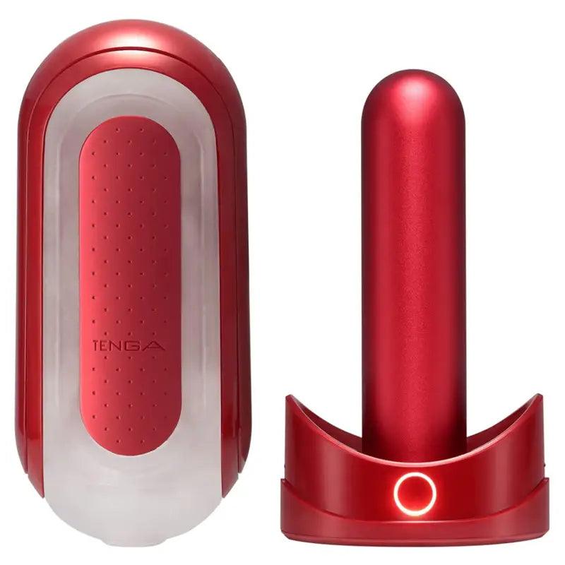 TENGA - FLIP 0 ZERO ROJO CON CALENTADOR - Optelum