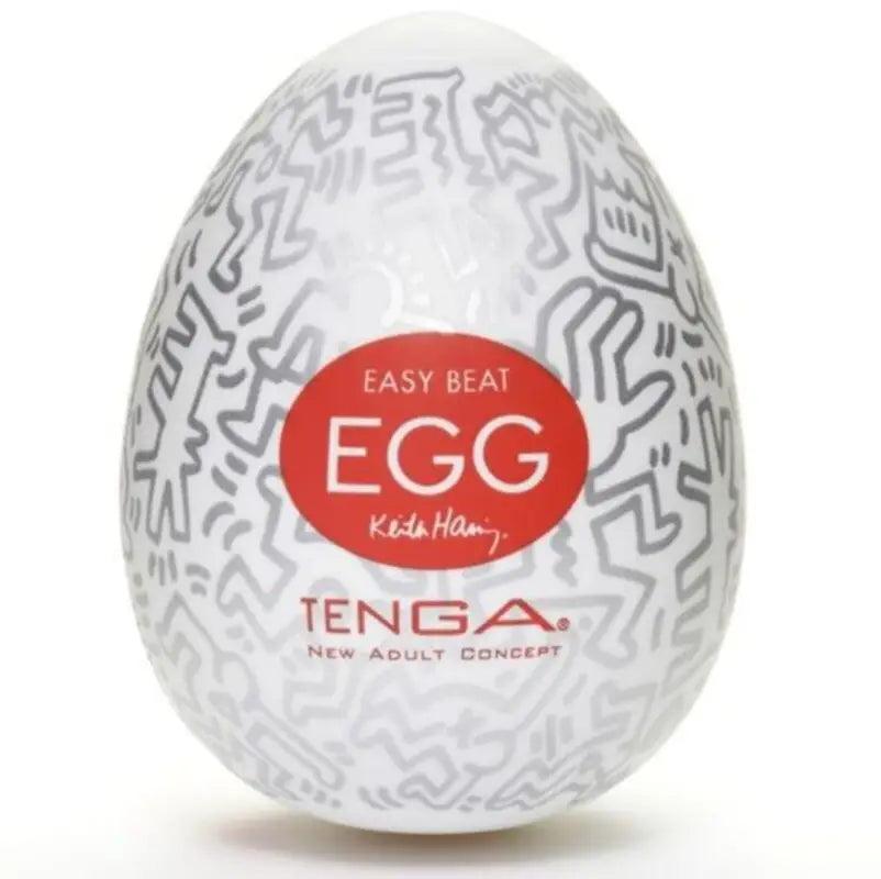 TENGA - HUEVO MASTURBADOR PARTY KEITH HARING - Optelum