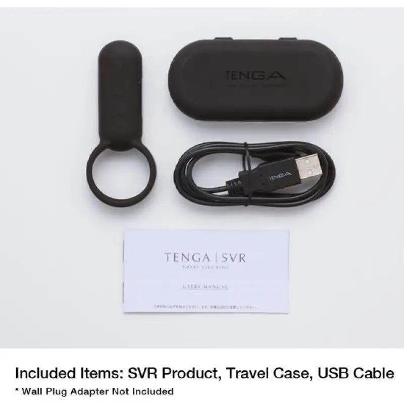 TENGA - SVR SMART ANILLO VIBRADOR NEGRO - Optelum
