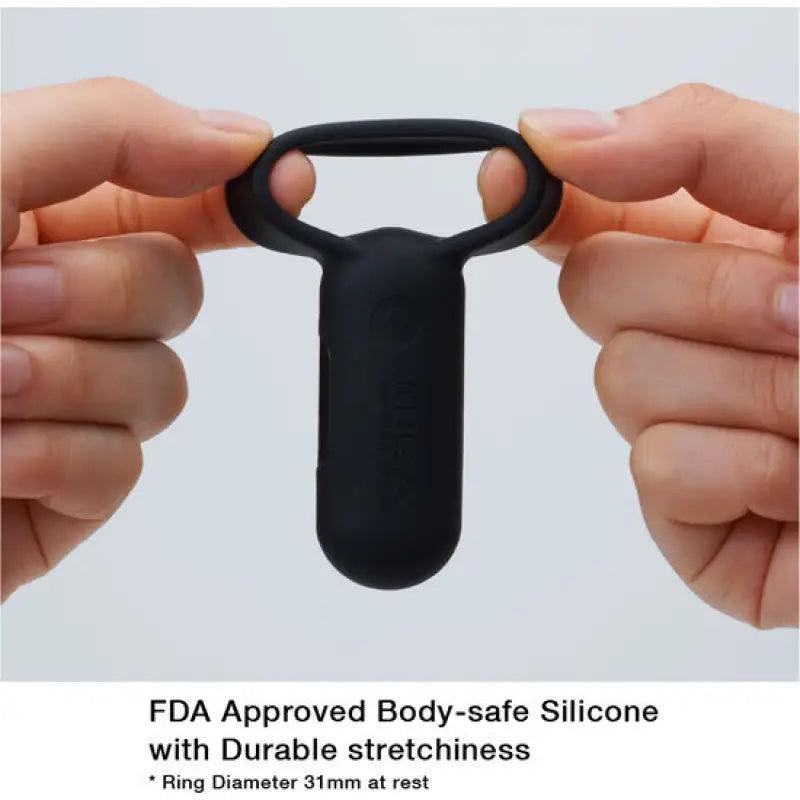 TENGA - SVR SMART ANILLO VIBRADOR NEGRO - Optelum